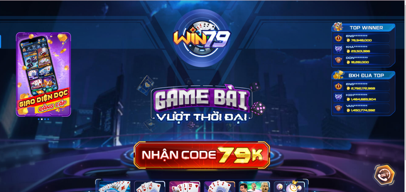 Win79 - Cổng game bài đổi thưởng oanh tạc thị trường