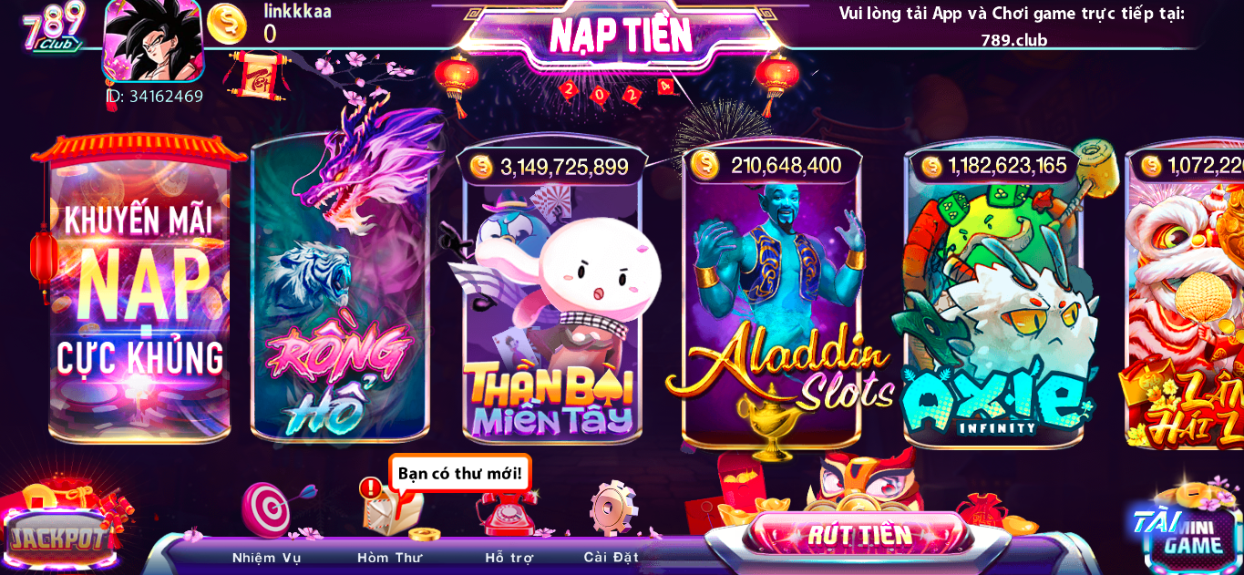 Sơ lược về game bai doi thuong Rồng hổ tại cổng game 789club
